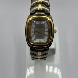 EverSwiss Ladies Quartz Watch 18K Gold Electroplated‎ (1134)- New Battery